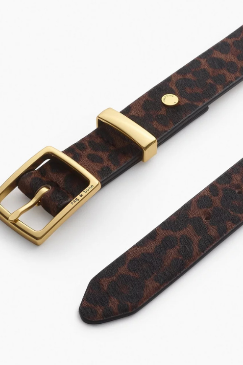 X Boyfriend Leopard Belt