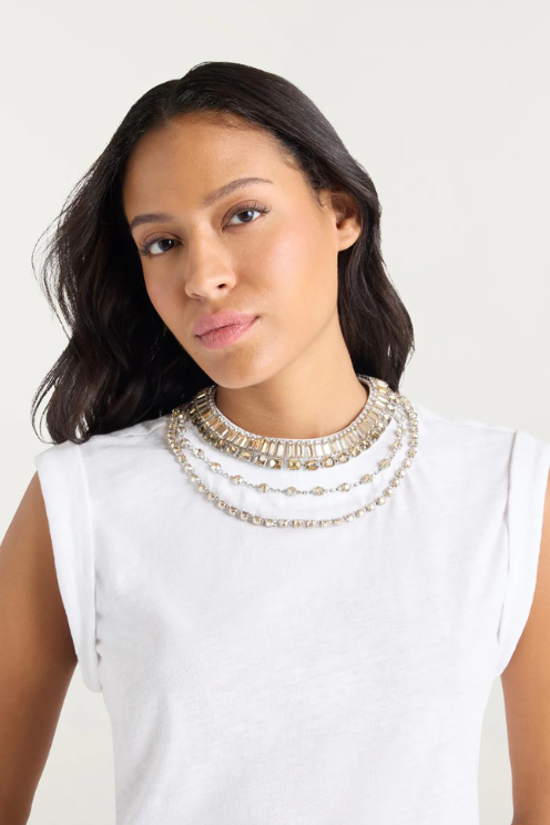 Layered Necklace Bella Tee