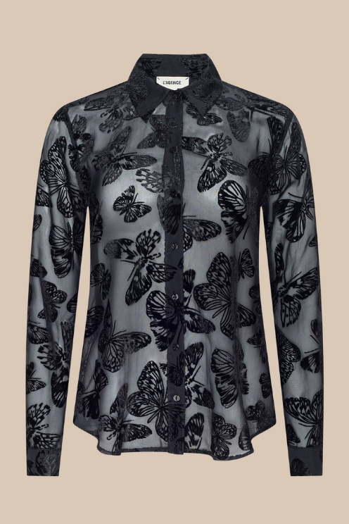 Laurent Velvet Blouse