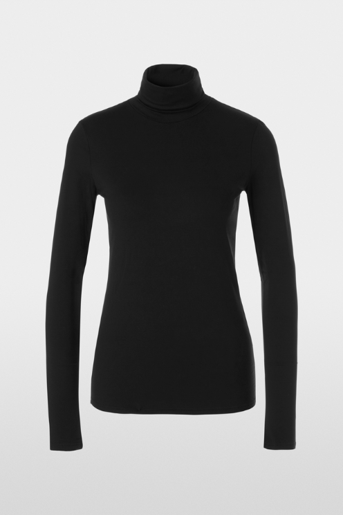 Delicate Roll-Collar Pullover