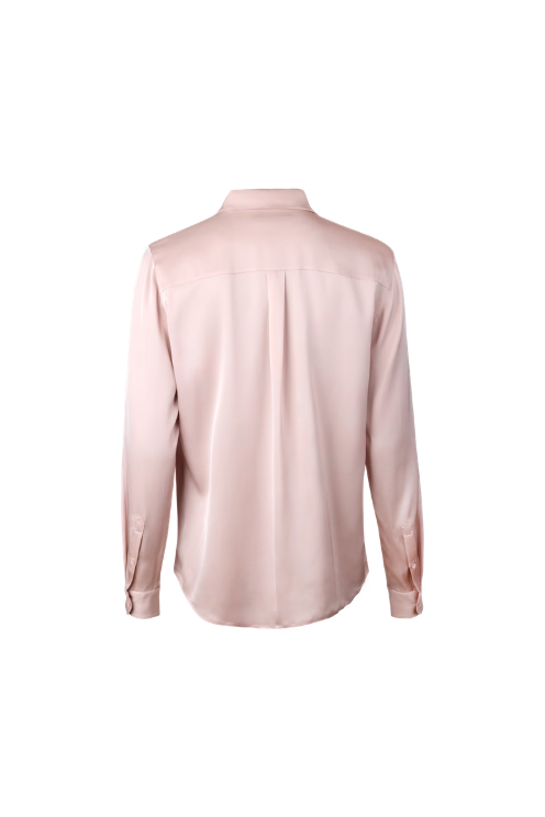 Kornelia Pink Silk Shirt
