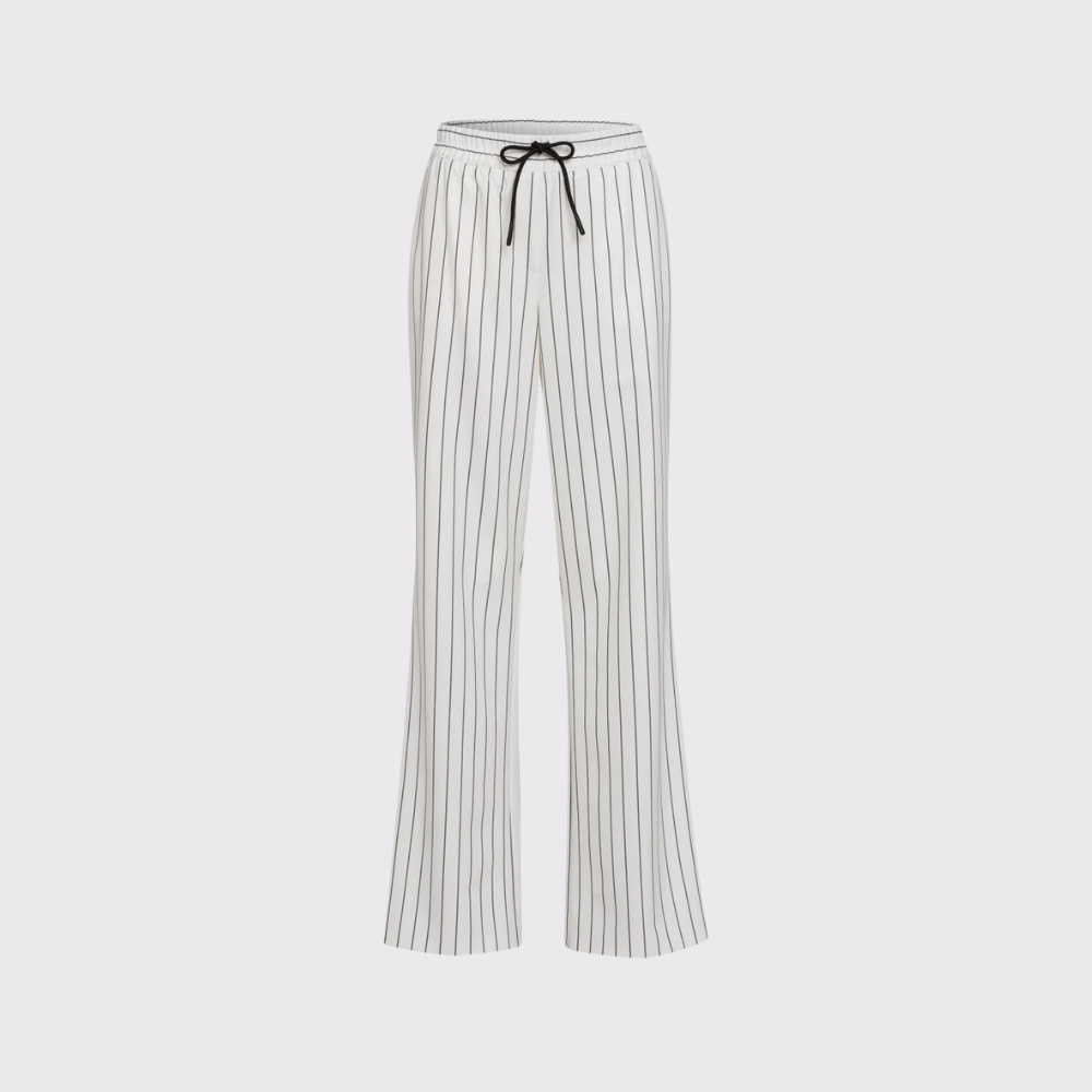 Marc Aurel Trousers with Woven Stripes