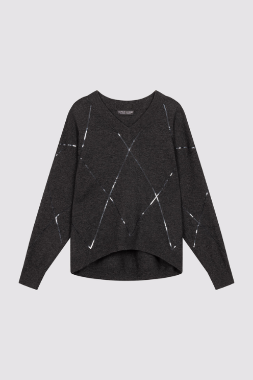 Knitted Pullover Charcoal