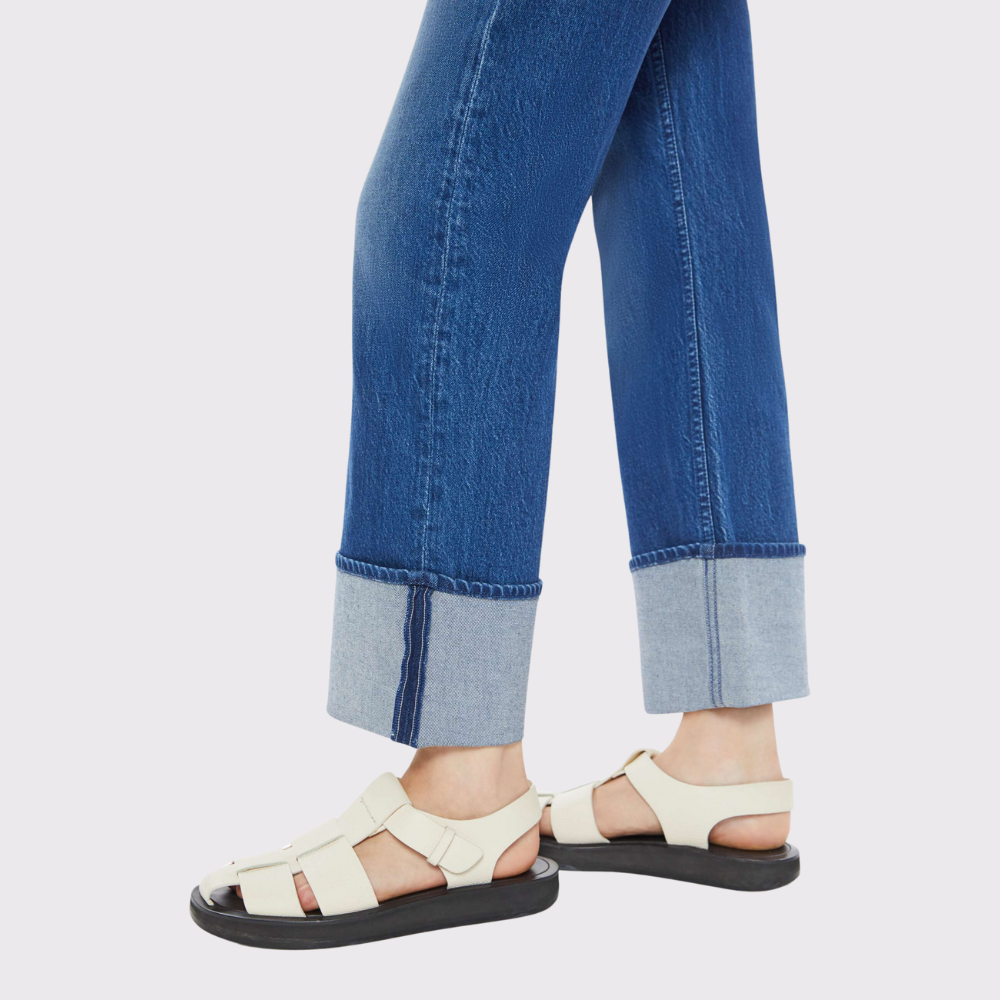 MOTHER Checkerboard Duster Flood Cuff