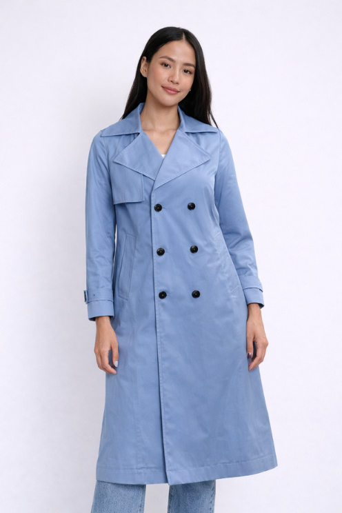 Marella Double Breasted Trench Coat