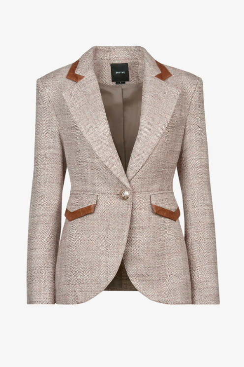 Taupe Tweed Seemed Blazer