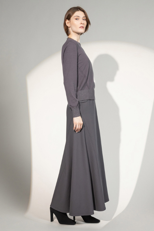 Lurex Detail Merino Sweater