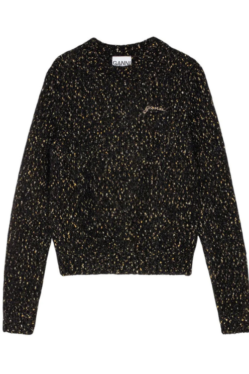 Alpaca Cotton Mix O-Neck Sweater