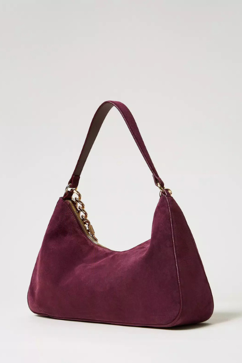 'Liliane' Medium Suede Handbag