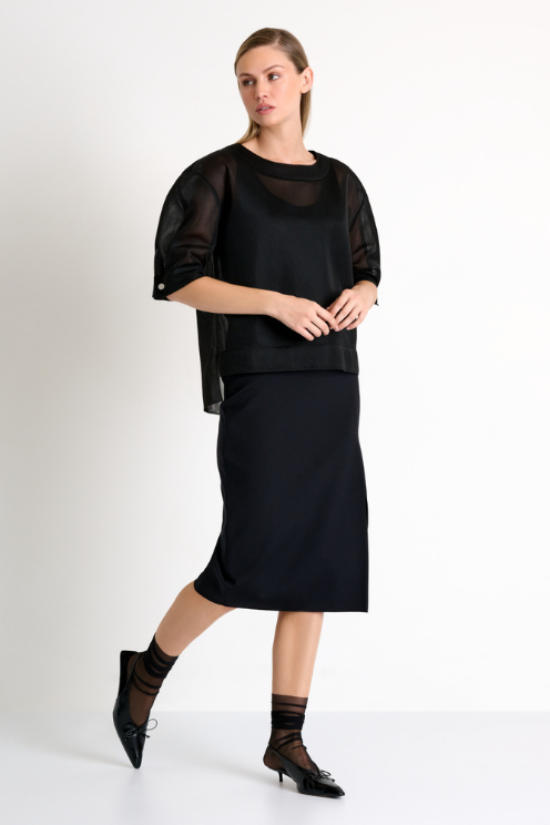 Midi Pencil Skirt