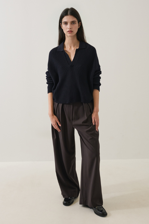 Merino Relaxed Polo
