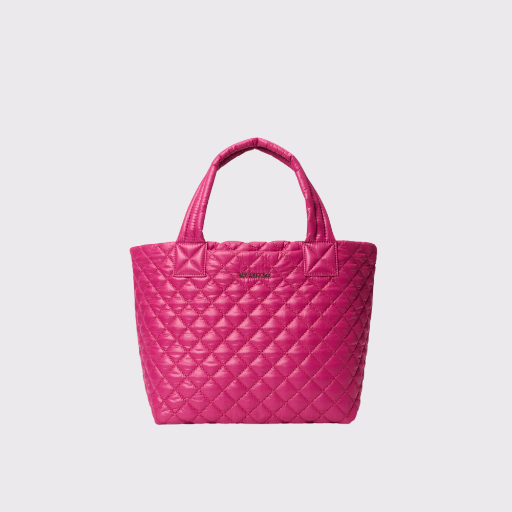 Small Metro Tote Deluxe in Raspberry