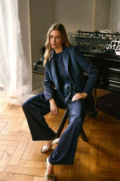 Classic Stretch Twill Blazer