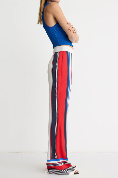 Stripe Fluid Pant