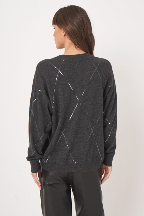 Knitted Pullover Charcoal