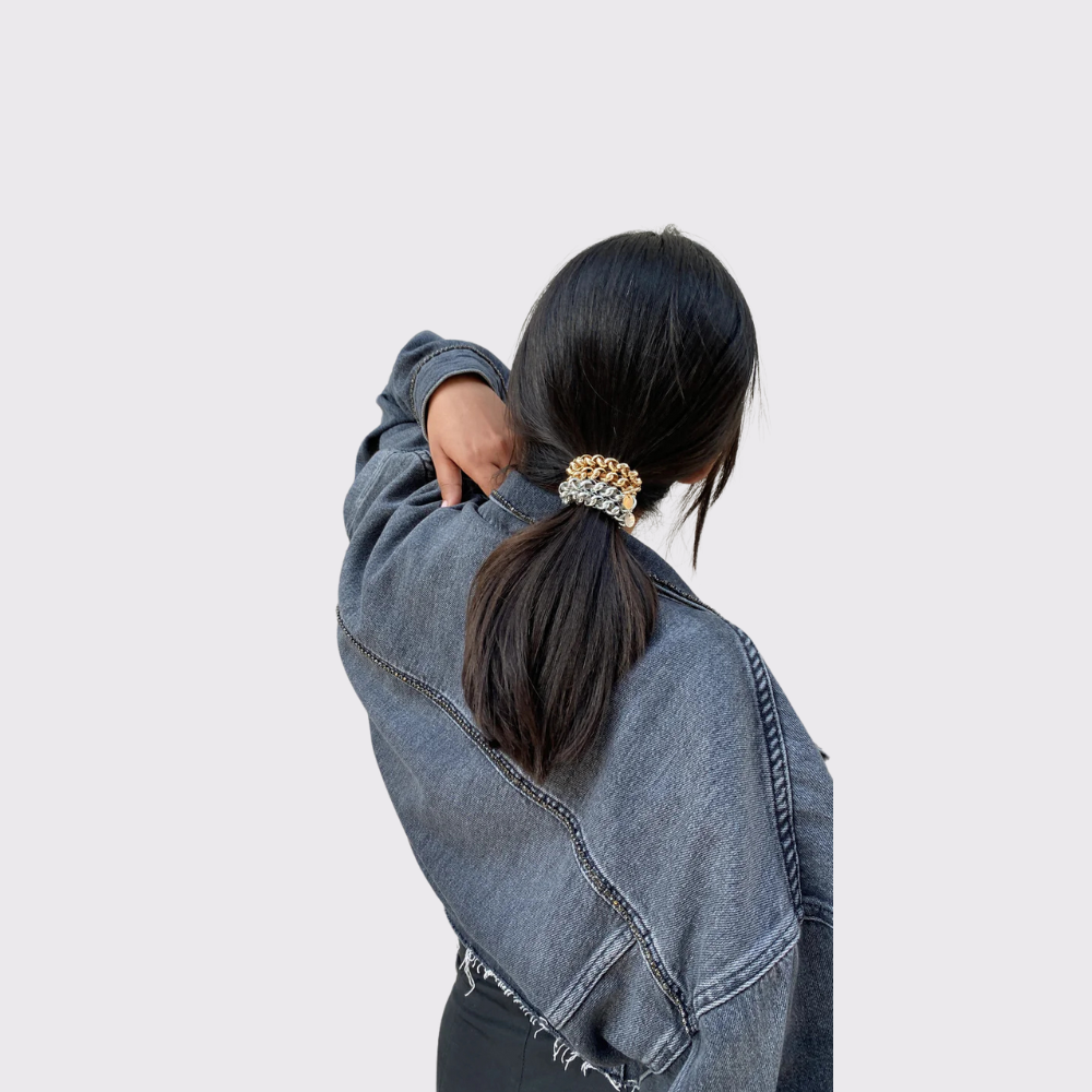 Scrunchie is Back - Bichou Necklace Hair Chain