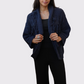 Southwest Fringed Shawl Collar Throw