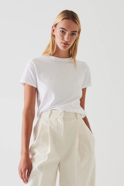SS Iconic Fitted Tee White