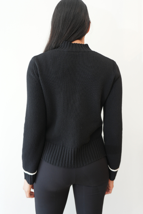“Après” Mock Neck Sweater