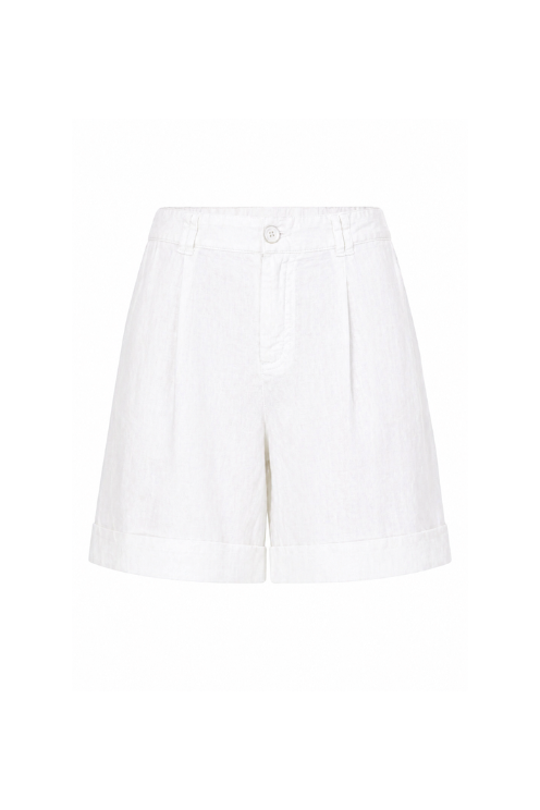 Patch Pocket Linen Shorts