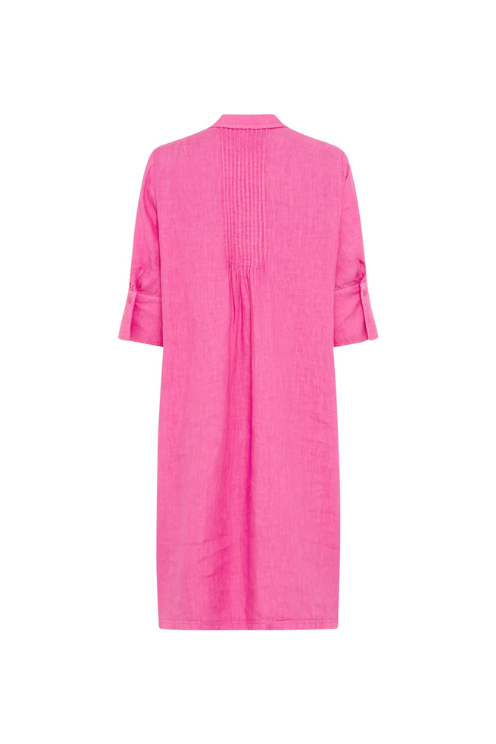 Pink Linen Dress