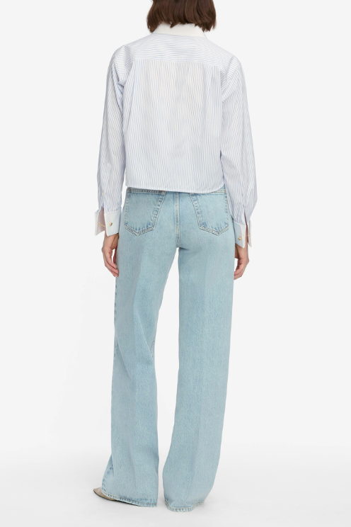 The Charles Shirt Oxford Blue Multi