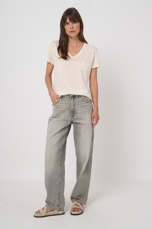 Linen Knitted T-shirt