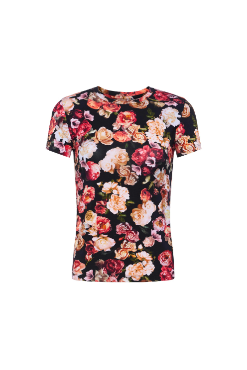 Ressi Fitted Tee - Floral Clusters