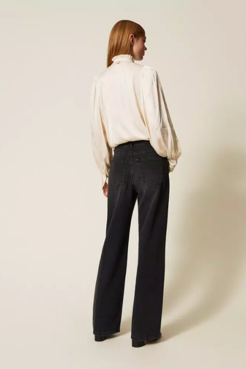 Black Rhinestone Jeans