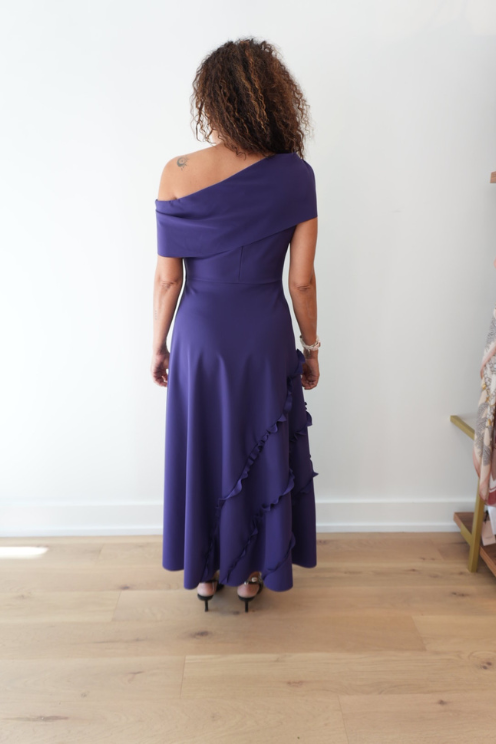 Riku Spiral Trim Dress
