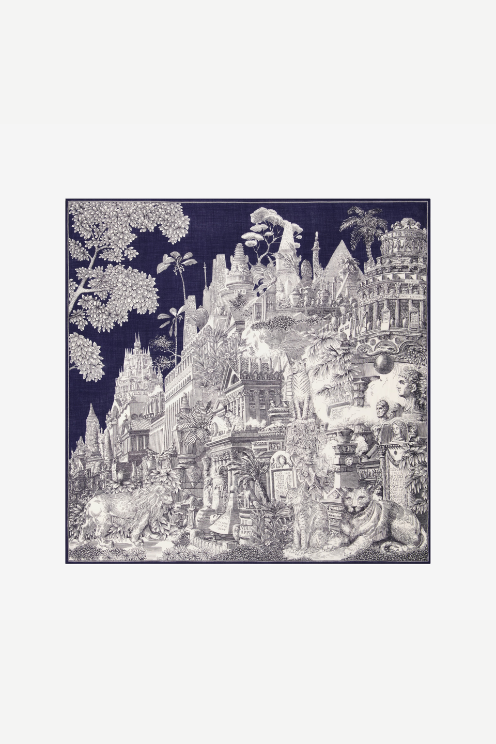 Piranesi Cashmere Square – Navy