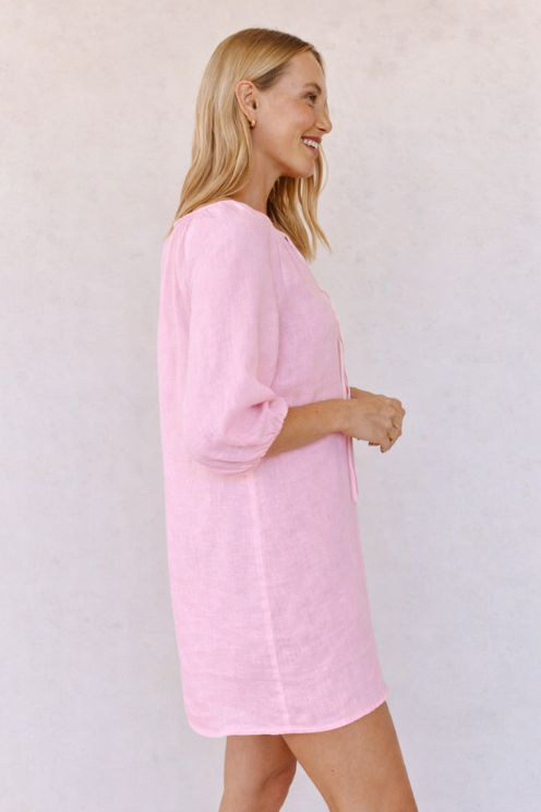 Pullover Puff Sleeve Dress
