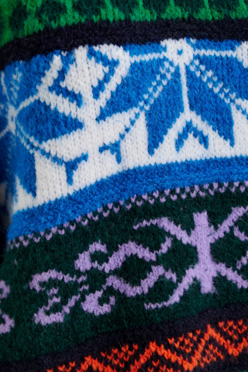 Jacquard Boxy Sweater