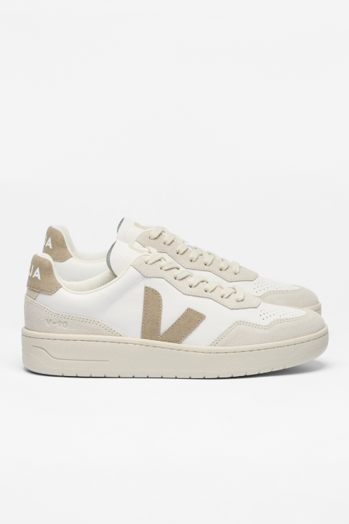 V-90 Leather White Taupe