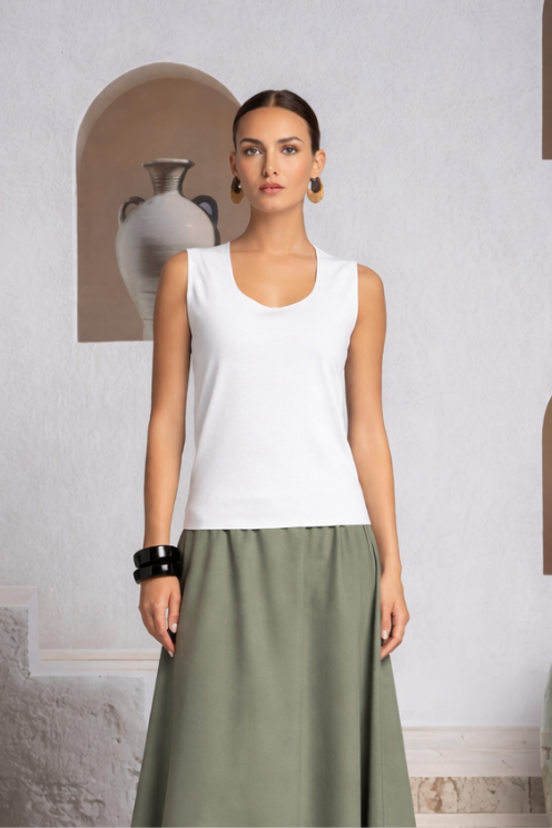 Essential Jersey Scoop Tank