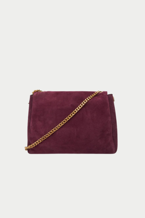 Reversible Suede Leather Handbag