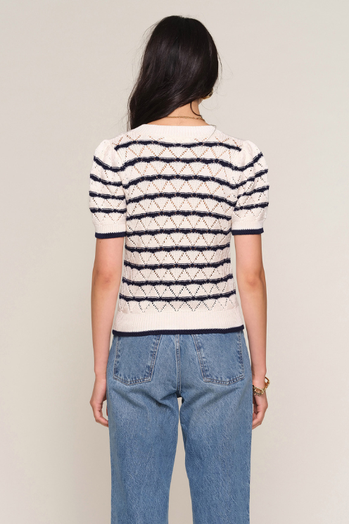 Verano Stripe Knit Top