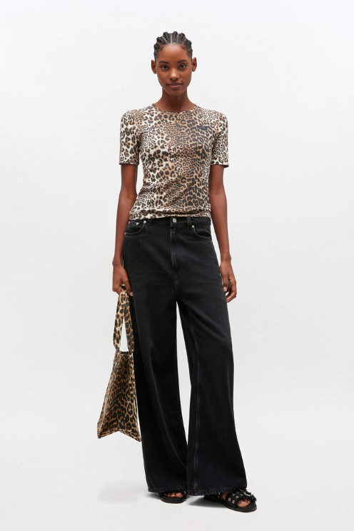 Leopard Rib Tee