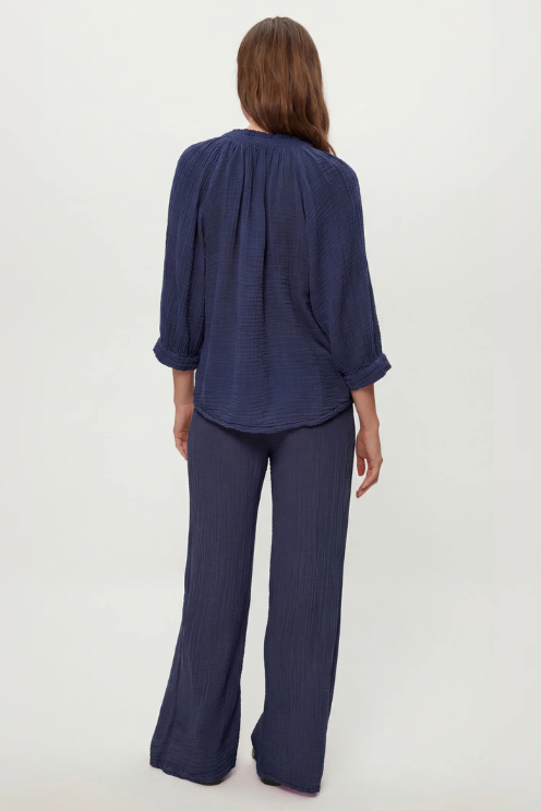Kali Ruffle Neck Top