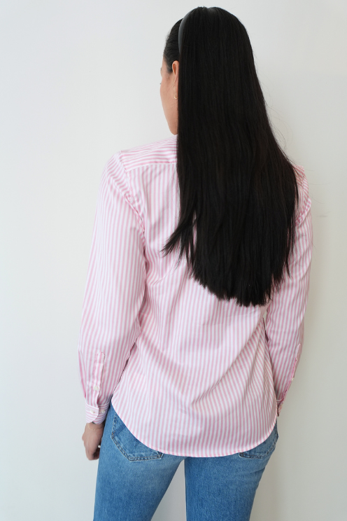 Siri Shirt - Pink Stripe