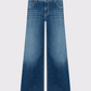 Palazzo Patch Cropped Jeans