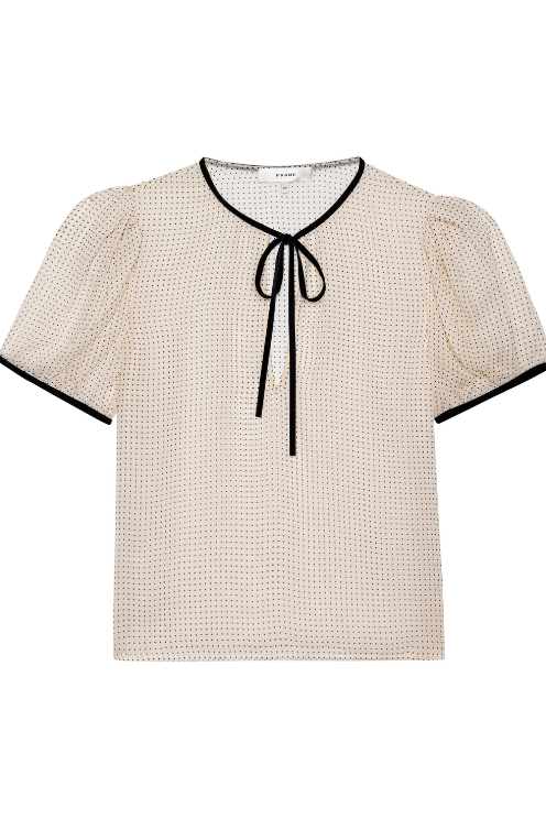 The Tie Puff Sleeve Blouse