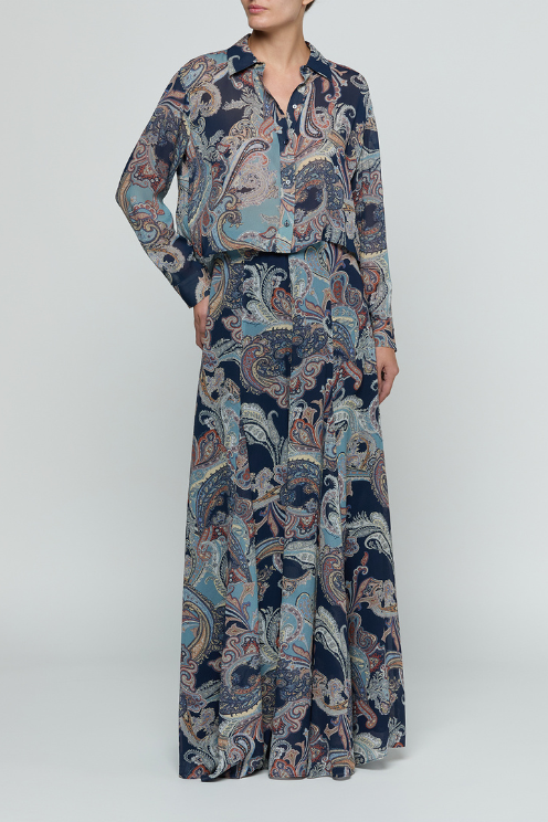 Cosette Crop Hi Low Shirt