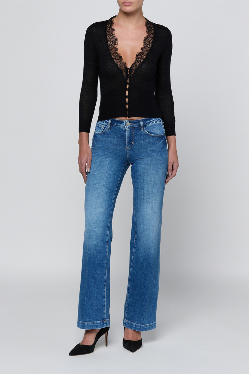 Joanne Low-Rise Wide-Leg Jean