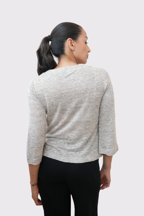 Linen Jersey Top
