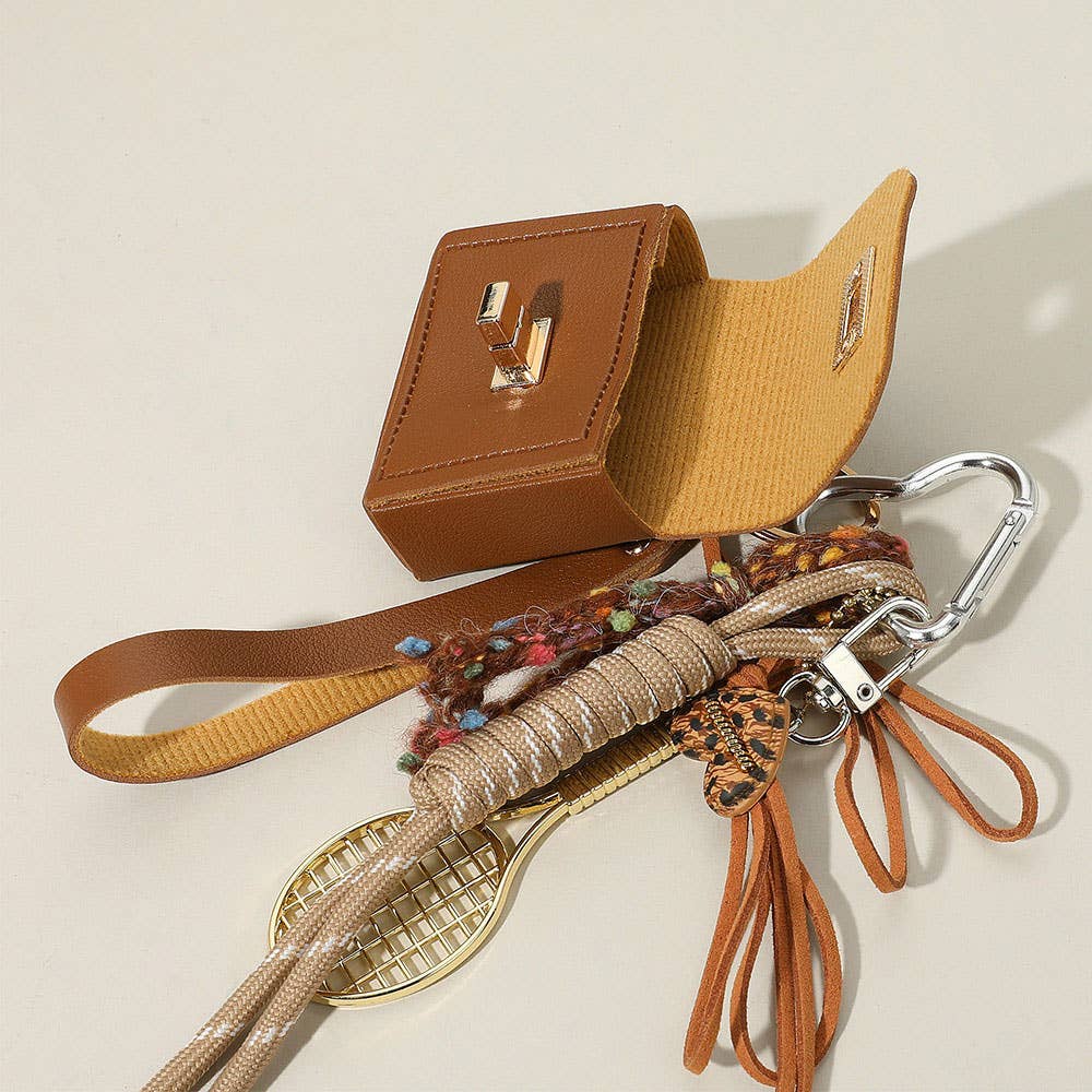 Whimsical Mixed Brown Mini Purse Bag Charm