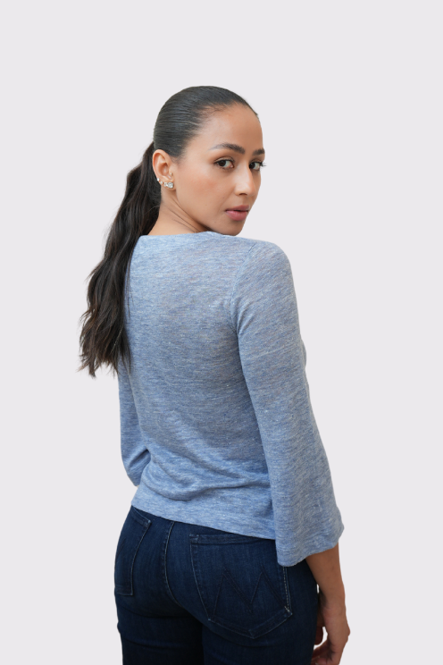 Linen Jersey Top