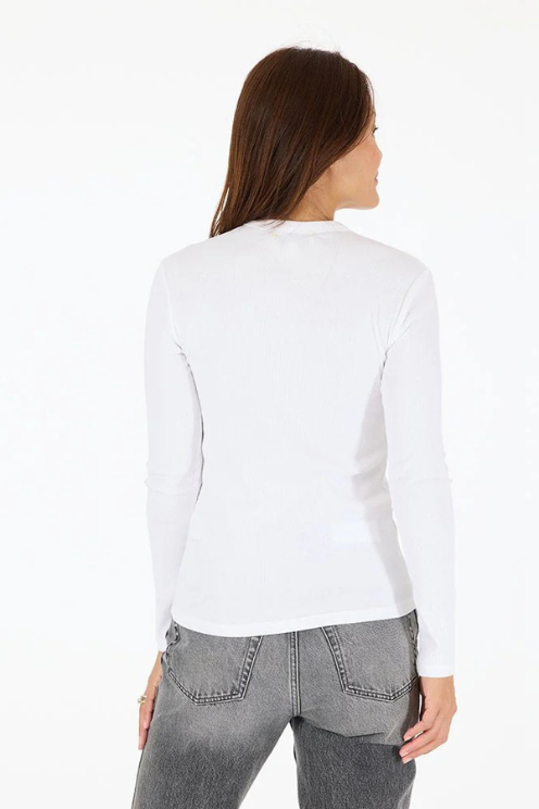 Long Sleeve Rib Tee
