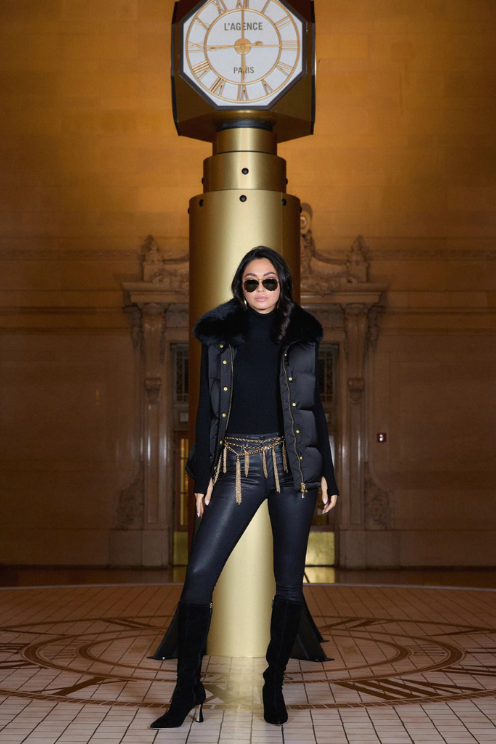 Nalo Faux Fur Puffer Vest