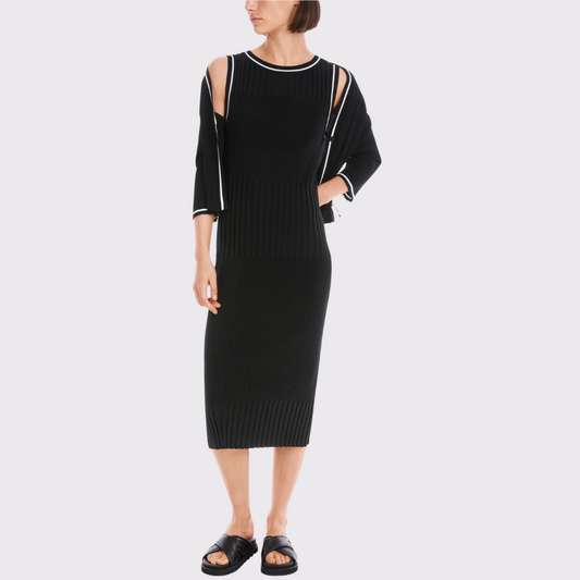 Marc Cain Rethink Contrast Knit Dress